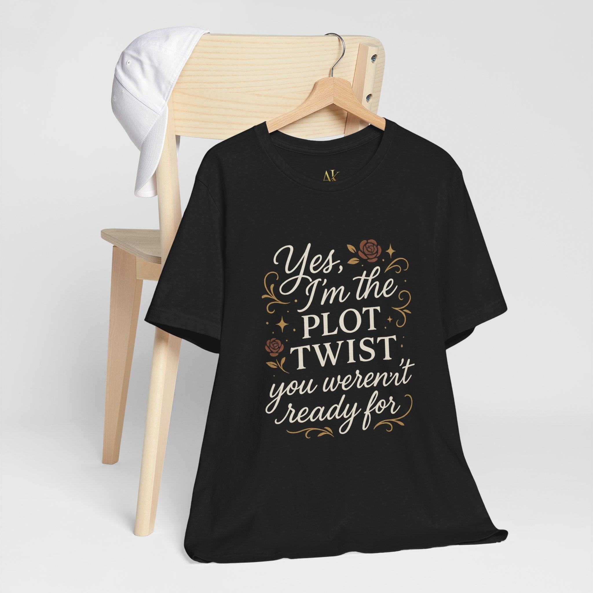 Plot Twist Graphic Tee for Book Lovers, Unique Gift for Readers, Casual Wear, Literary Humor Shirt, Fun Quote Tee